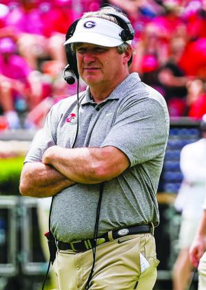 UGA head coach Kirby Smart said he remains confident that physical football, player development, and consistency will continue to win games this season. PHOTO COURTESY UGA
