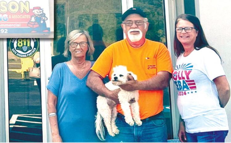 Denise Watson and Johnny Watson with their office manager, Kim Vinson. (Left to right)