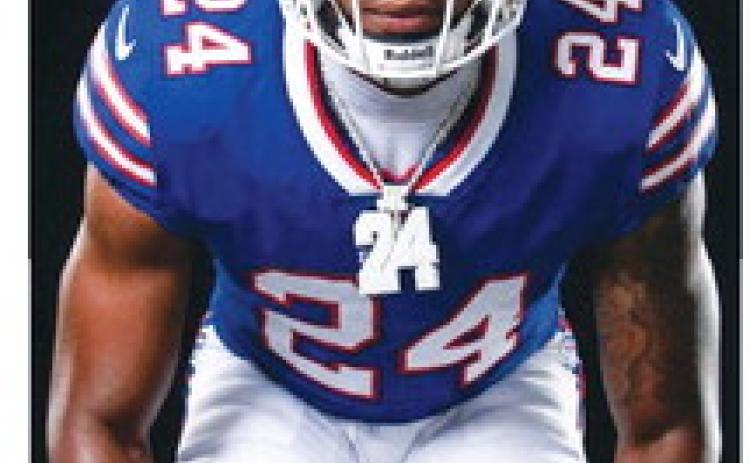 Jalon Kilgore in an AI generated image wearing a Buffalo Bills uniform. CONTRIBUTED