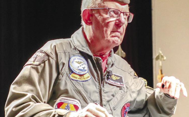 Captain Charlie Plumb discusses patriotism, unity and sacri_ce during Patriot Day. CONTRIBUTED