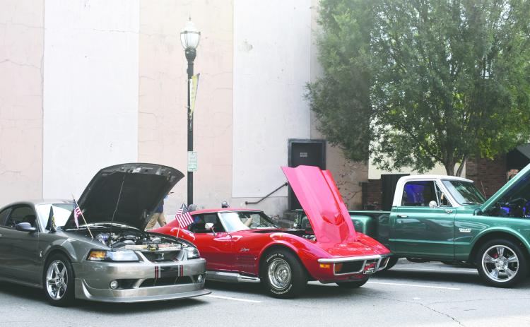 Old Capital Car Club of Milledgeville displayed their cars along North Wayne Street for the August Car Show.