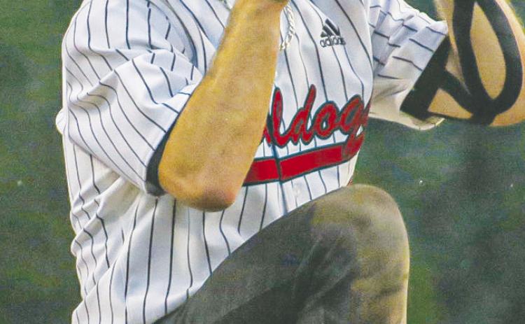 Senior starting pitcher Ayden Hamm earned a spot on the third team of the GHSA A DII 2026 All-State team. TREY NORRIS/Staff