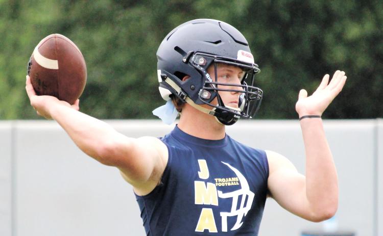 Kolt McMichael was among the John Milledge Academy players who visited UGA in Athens June 22, to compete in Kirby Smart’s 7-on-7 football camp. 