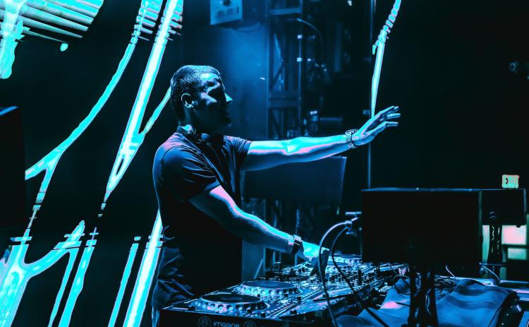 RAFASAN performs as a DJ at a club. /Courtesy of JAMES HOLDER/DEEP ROOTS ORGANIZER