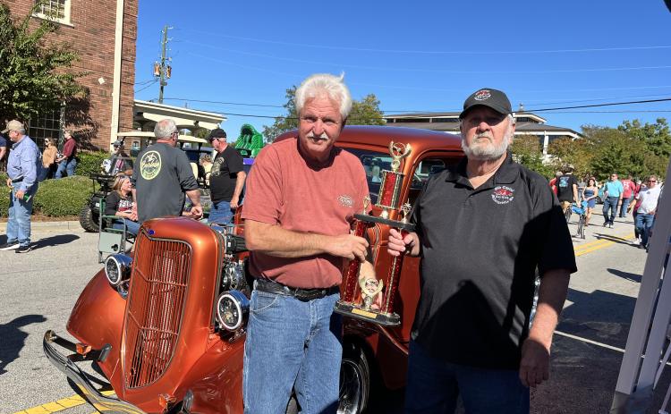 Rusty Adams wins Best in Show at the annual Deep Roots Car Show. AMELIA SENGUPTA/Staff