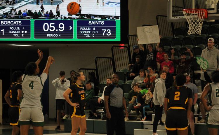 Georgia College’s women’s basketball team defeated Flagler University 82-73 at home in the quarterfinal round of the Peach Belt Conference. SKYLA MORRIS/Staff