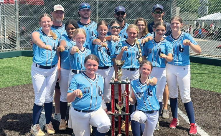 The Baldwin County 12 Youth Allstars beat Locust Grove June 15 to go undefeated through the Georgia district and state games. Baldwin County will head to the national tournament in Alabama during the second week of July. CONTRIBUTED