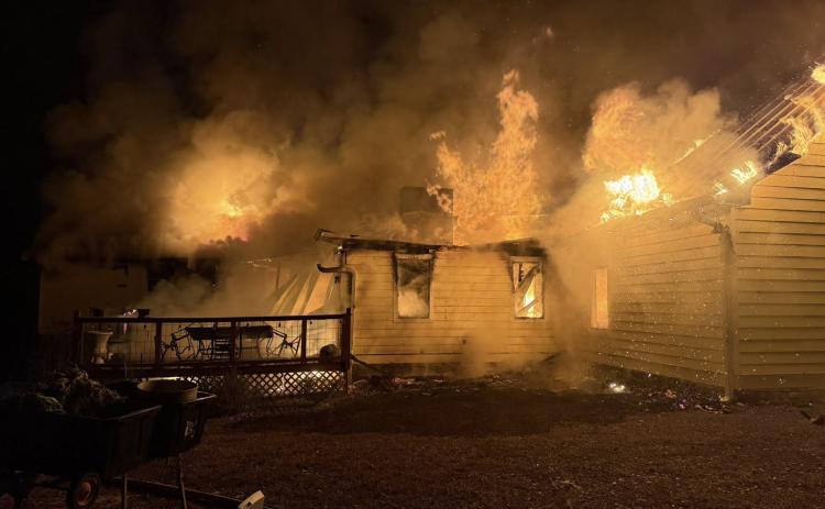Two dogs and two cats were lost in a structure fire on Cape Harbor Drive. | COURTESY OF BALDWIN FIRE RESCUE