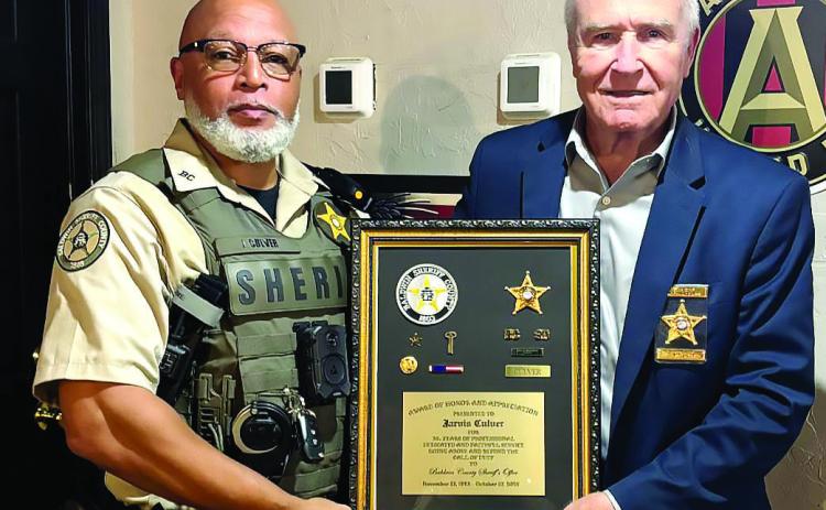 Culver retires from BCSO