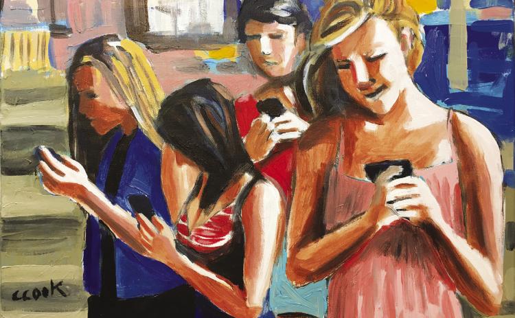 FACES, PLACES, AND INNER SPACES: Chris Cook exhibit opens at John Marlor Art Center