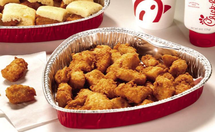 Chick-fil-A heart platters are one of the top Valentine’s Day sellers. COURTESY OF CHICK-FIL-A