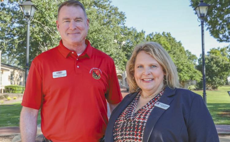 GMC President Major General Terry McKenrick met with BCSD Superintendent Dr. Kristina Brooks to learn about the academic programs and pathways available to Baldwin graduates, including options for earning post-secondary degrees in-person or online. CONTRIBUTED