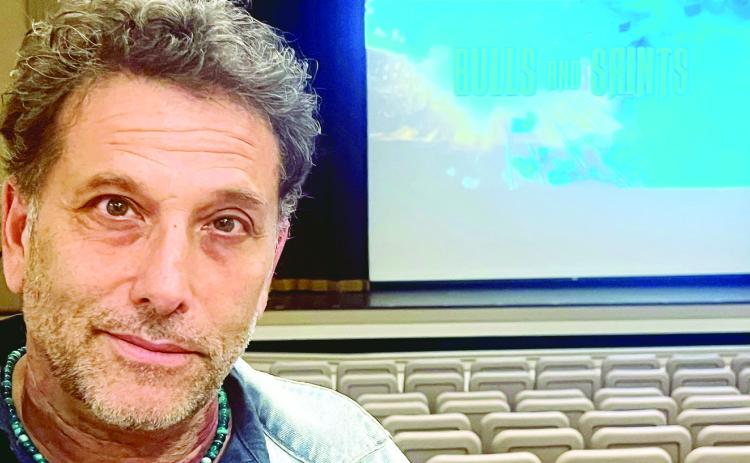 Filmmaker Rodrigo Dorfman spent seven years writing, shooting, and editing “Bulls and Saints,” his heartfelt film about migrant workers longing to return to their Mexican homeland. IAN TOCHER/Staff