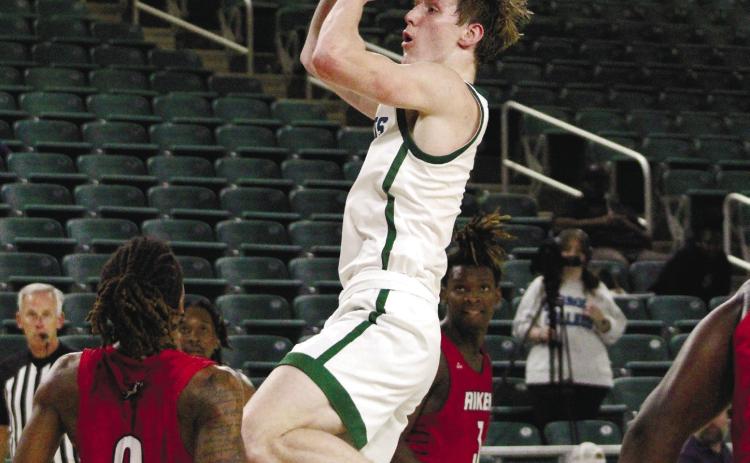 Brendan Rigsbee netted a career-high 22 points against Georgia Southwestern last week. COURTESY OF GC ATHLETICS