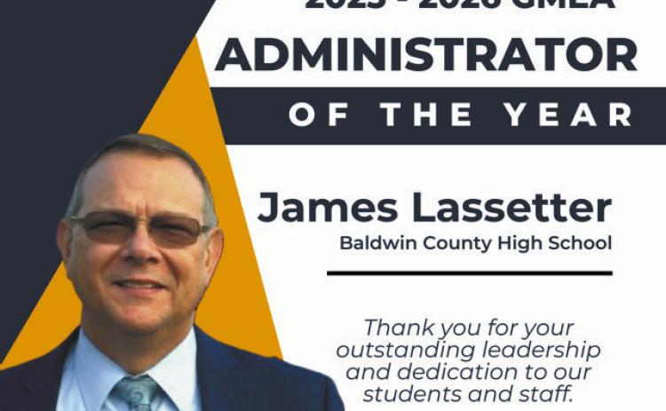 Lassetter named GMEA Administrator of the Year