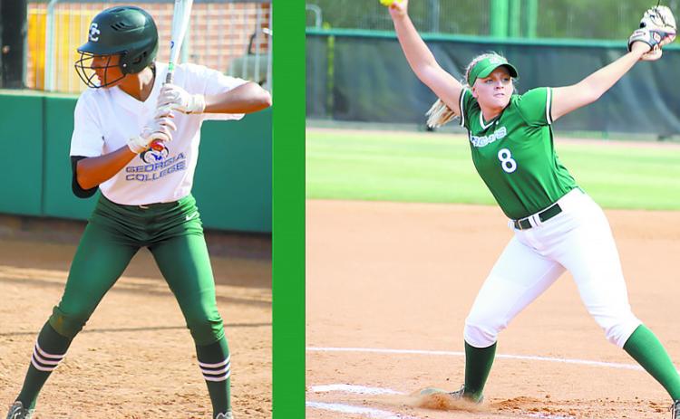 MacKenzie Hoffman (L) and Montana Ledbetter. COURTESY OF GC ATHLETICS