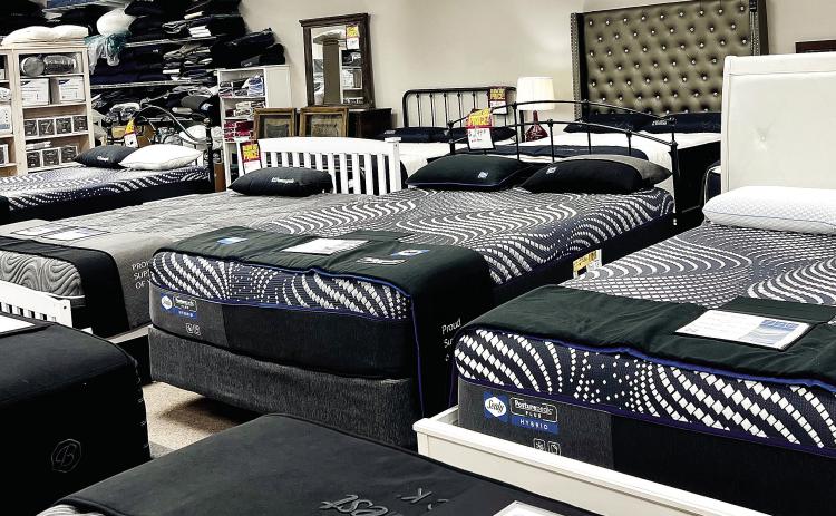 Macon &amp; Robins Bed &amp; Mattress has great brands such as Sealy to help customers find something to fit their sleep needs.