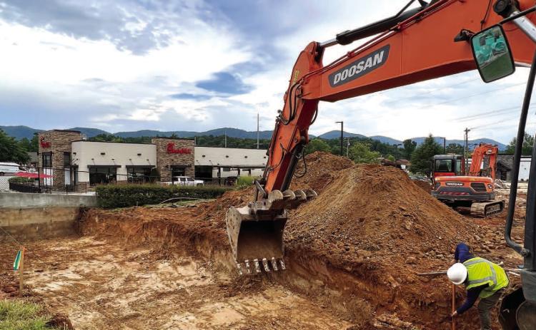 Thomas Bowlin Land Services remodeling a Chick-fil-A in Middle Georgia. CONTRIBUTED