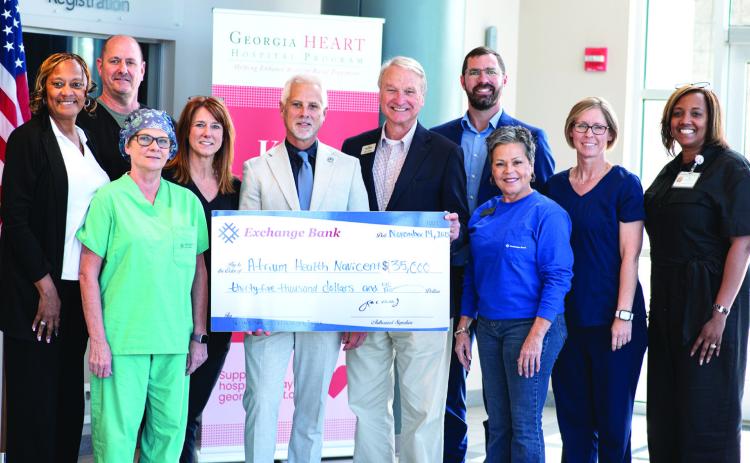 Exchange Bank donates $35,000 to Atrium Health Navicent Baldwin