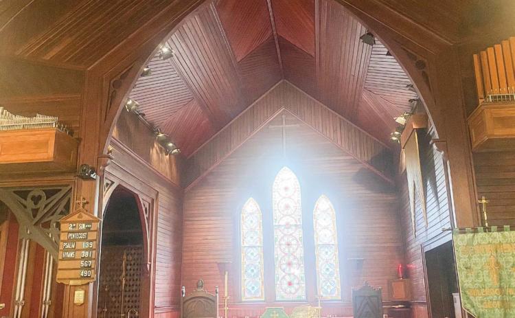 St. Stephen Episcopal church is a stop along the walking portion of the trolley tour and has a long history dating back to the 1800s. HANNAH MITCHELL/Staff