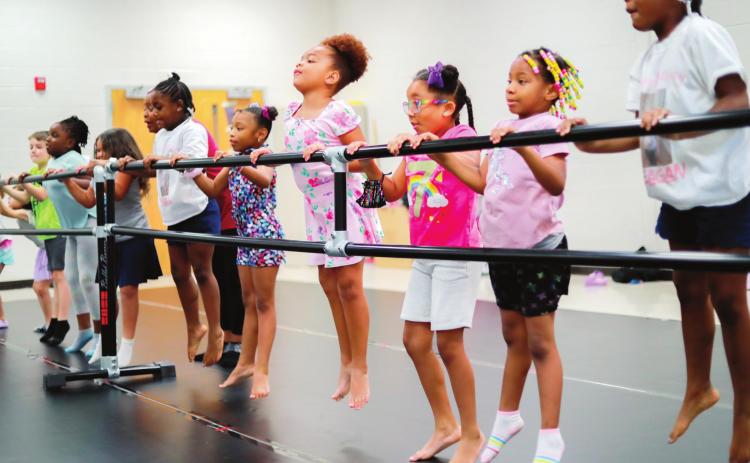 Students focus on how to build the mind and body by learning about physical health and how to express themselves. ERIC JONES/Contributed