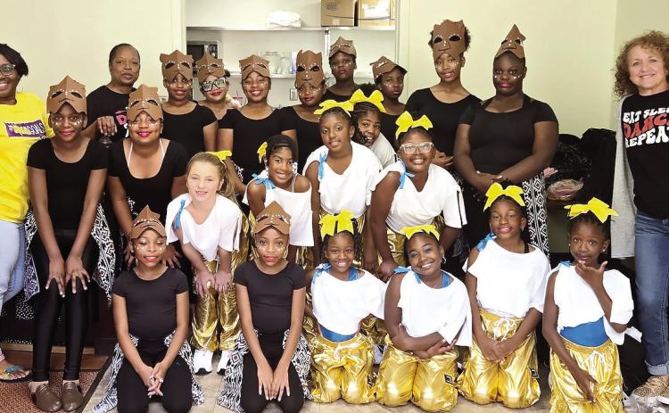 Students representing Oak Hill Middle School, Lakeview Academy, Midway Hills Academy, and the MHA Drill Team performed at The Classic Center. CONTRIBUTED