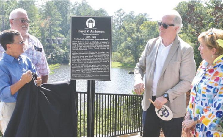 GCSU dedicates plaque to first athletic director