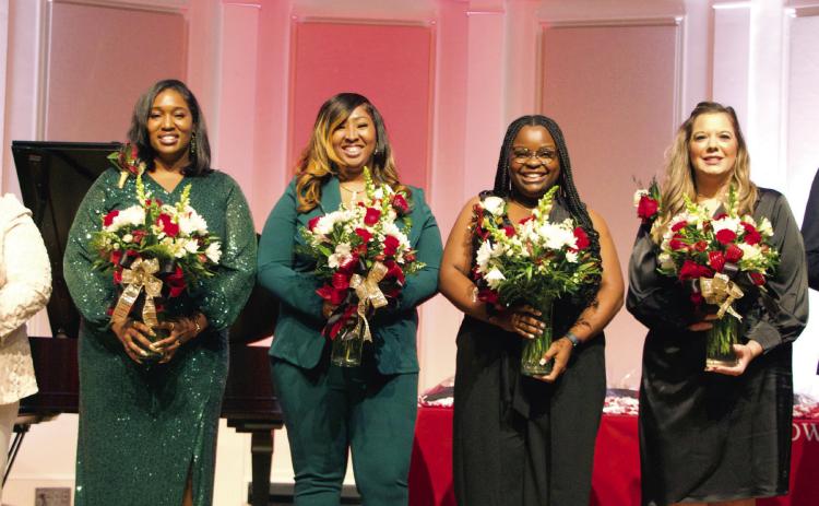The 2024 Teachers of the Year finalists were Diondrea Whipple of Lakeview Academy, Shekita Shinholster of Oak Hill Middle School, Tomeishia Stanton of Midway Hills Primary, Moleshia Little of Lakeview Primary, Laura Franklin of Midway Hills Academy and William Brunson of Baldwin High School, who was named District Teacher of the Year. CONTRIBUTED