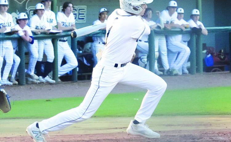 JMA senior Bradyn Harrison looks to lead the Trojans at the plate this season after batting .322 with 29 hits in last year’s campaign. TREY NORRIS/Staff
