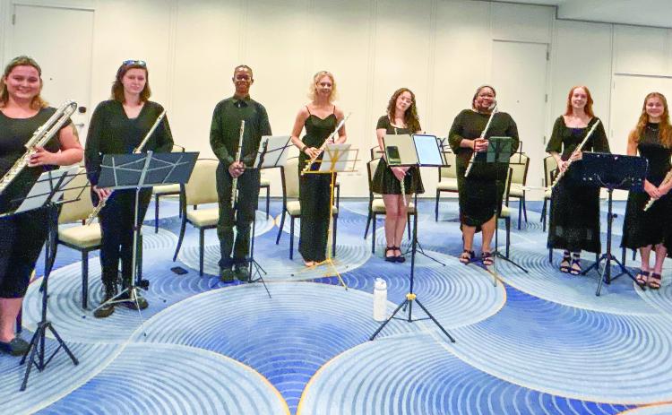 Baldwin students attend National Flute Convention with GCSU choir