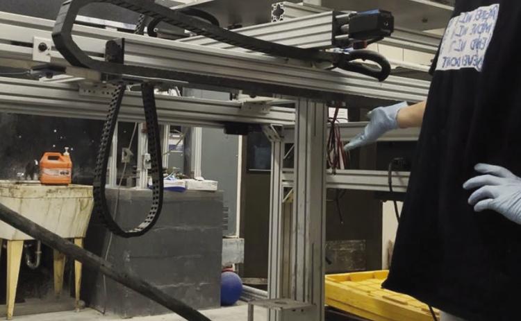 GCSU: Future civil engineer performs unique research on 3D printed concrete