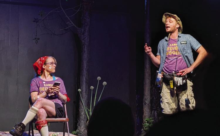 Rylee Bunton and Cole Whitney during “The Grown-Ups.” PHOTOS BY ANDREW BROWN/Staff