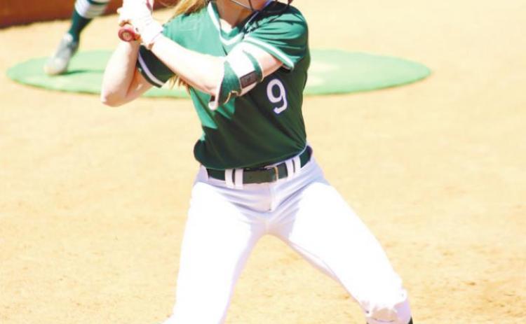 Senior Carlie Behan finished the season with a .327 batting average in conference play, good enough to earn an All—PBC Second Team spot in her final season. COURTESY OF GC ATHLETICS