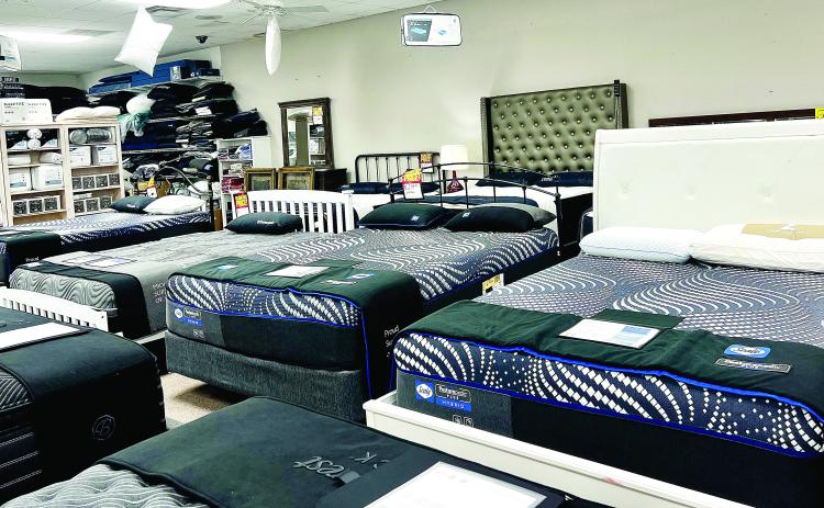 Macon &amp; Robins Bed &amp; Mattress has brands such as Sealy to help customers with their sleep needs.