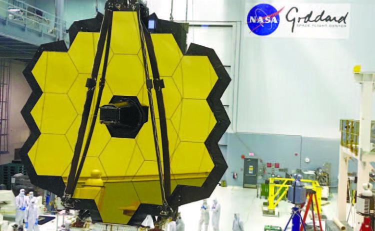 The James Webb Space Telescope face on. CONTRIBUTED