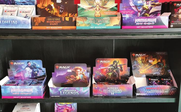 A selection of Magic: The Gathering cards sold in the store. CONTRIBUTED