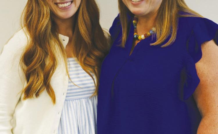 Maddie Kitchens (‘25), at left, and her mom Misty Kitchens (‘01) both teach at Tattnall Square Academy in Macon. COURTESY OF GC UNIVERSITY RELATIONS