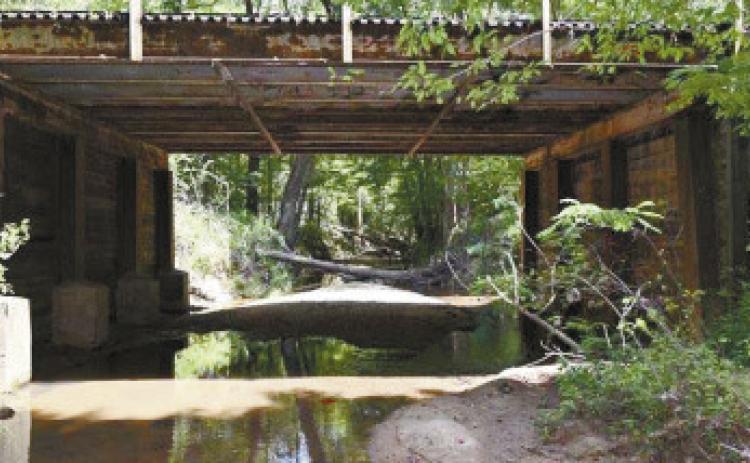 Roberts Road Bridge closed due to storm damage