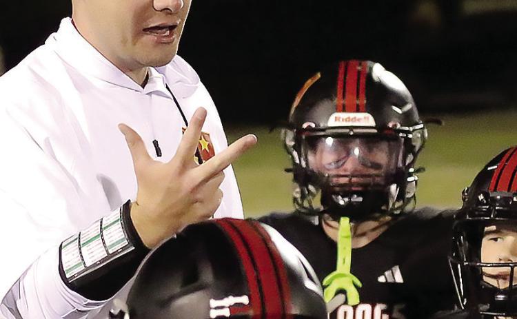 GMC head coach Gavin Tierce
