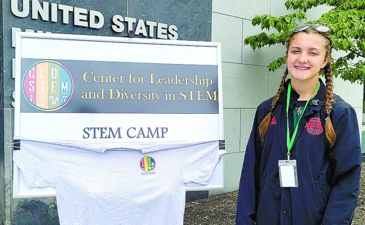 Danica Resha was selected to attend West Point STEM Camp.
