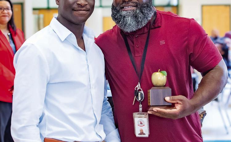 BHS seniors award honored teachers with golden apples