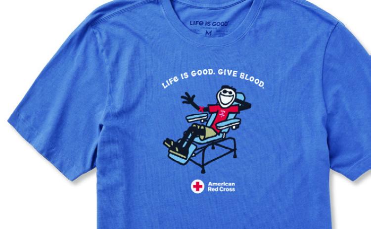 RED CROSS: donate blood, get a new t-shirt