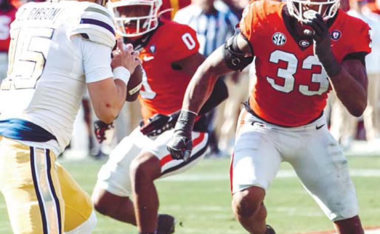 Another senior, Robert Beal Jr. (33) has stepped up at linebacker. HUNTER PEACOCK/Contributed
