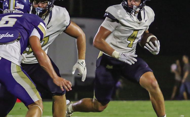 Asa Wall led the Trojans in scoring with four rushing TDs vs the Tiftarea Panthers last Friday. TREY NORRIS/Staff