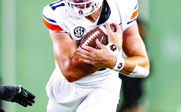 Containing Auburn quarterback Jackson Arnold will go a long way toward success for the Bulldogs this coming Saturday at Jordan-Hare Stadium. Courtesy of Auburn Athletics