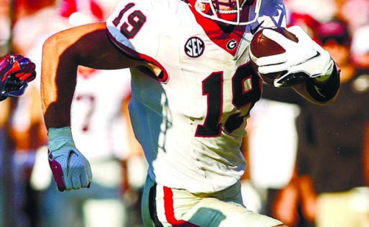 A Californian at heart, Brock Bowers now proudly considers Athens and UGA as his home away from home. COURTESY OF UGA ATHLETICS