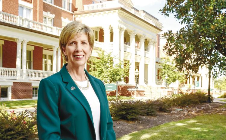 Cathy Cox is being formally inaugurated as the 12th president of GCSU. CONTRIBUTED