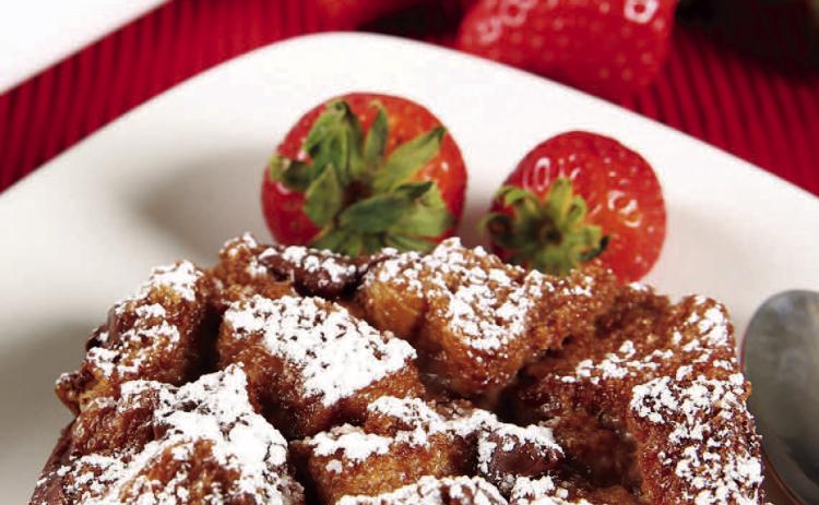 Double Chocolate Breakfast Bread Pudding
