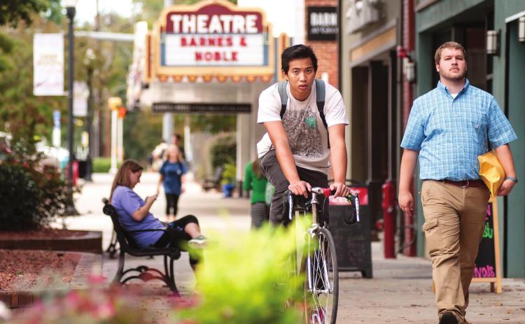 Businesses in Milledgeville benefit from student and faculty spending. CONTRIBUTED