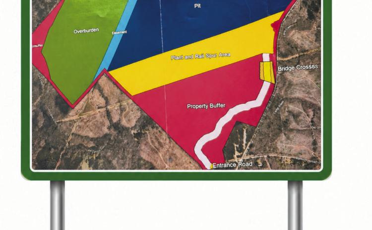 A land disturbance permit recently was fifiled in association with the property at 531 Pancras Road. The developers’ goal is to build out a rock quarry at the property, which would encompass 674 acres and include a rail s pur. CHRISTIAN McKEARNEY/Staff